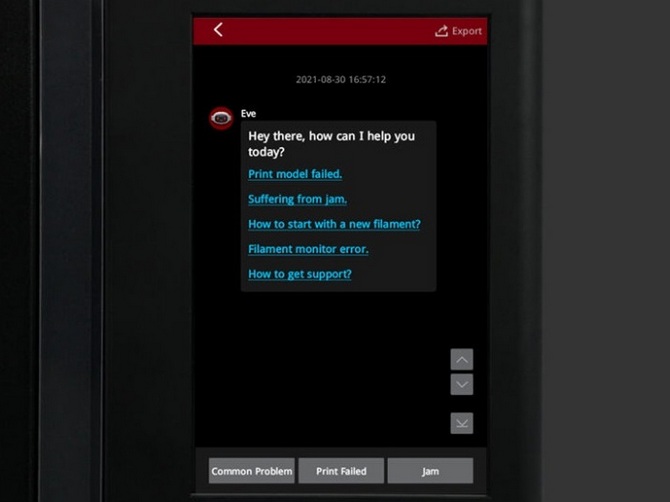 Raise3D Pro3 Plus - Розумний помічник EVE